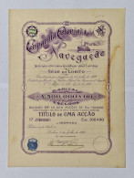 ANGOLA- LOBITO- Companhia Colonial De Navegação-Titulo De Uma Acção Nº 70350 -100$00-03JUL1922 - Navigazione