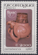 F-EX30960 NICARAGUA MNH 1989 AMERICA UPAEP DISCOVERY INDIAN ARCHEOLOGY POTTERY. - Indiens D'Amérique
