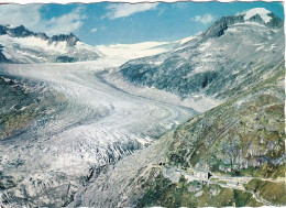 Rhonegletcher (Rhone Glacier) Und Galenstock (Switzerland), Nice Postcard Sent To Kupljenovo (Croatia) - Lens