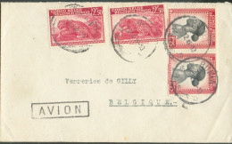 Lettre Par Avion De BUNIA Le 25-12-1945 Vers Gilly. .   - 20965 - Covers & Documents