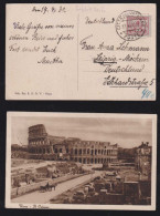 Vatikan Vatican 1930 Picture Postcard To LEIPZIG Germany - Covers & Documents