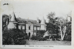 C. P. A. : 18 : VOUZERON : L'Ancien Château, Timbre En 1943 - Vouzeron