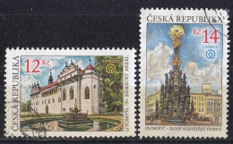 CZECH REPUBLIC 332-333,used,falc Hinged - Oblitérés