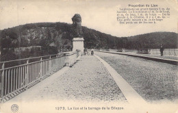 BELGIQUE - GILEPPE - Le Lion Et Le Barrage De La Gileppe - Carte Postale Ancienne - Gileppe (Stuwdam)