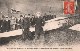 Aviation - Arrivée De Blériot à Douvres Après La Traversée Du Détroit , 25 Juillet 1909 - Aviateur Monoplan - Aviateurs