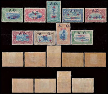 RUANDA URUNDI-BELGIAN OCCUPATION-1918-STAMPS-SEMI-POSTAL STAMPS OF BELGIAN CONGO,OVERPRINTED ( A.O., "AFRICA ORIENTALE" - Unused Stamps
