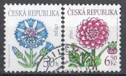 CZECH REPUBLIC 377-378,used,falc Hinged - Oblitérés