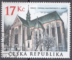 CZECH REPUBLIC 389,used,falc Hinged - Gebruikt