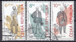 CZECH REPUBLIC 396-398,used,falc Hinged - Oblitérés