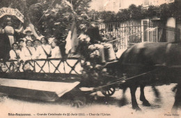 Sainte Suzanne - Grande Cavalcade Du 20 Août 1911 - Passage Du Char De L'union - Fête Locale - Sainte Suzanne