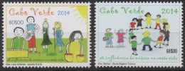 Cabo Verde 2014 - Dessins D'enfants Children's Drawings Kinderzeichnungen Mi. 1027-1028  2 Val. MNH - Cap Vert