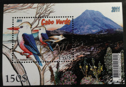 Cabo Verde 2011 - Cha Das Caldeiras Ilha Do Fogo Oiseau Bird Vogel Birds Oiseaux Sheet Block Bloc MNH - Islas De Cabo Verde