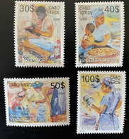 Cape Kap Verde Cabo Verde 2008 Mi. 930 - 933 Profissoes Ambulantes Workers - Cap Vert