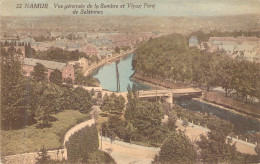 BELGIQUE - NAMUR - Vue Générale De La Sambre Et Vieux Pont De Salzinnes - Carte Postale Ancienne - Namur