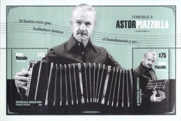 ARGENTINA - AÑO 2018 - Astor Piazzolla, 1.921 - 1.992. Bandoneonista Y Compositor.- MNH - Nuovi