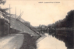 BELGIQUE - NAMUR - La Passerelle Sur La Sambre - Carte Postale Ancienne - Namur