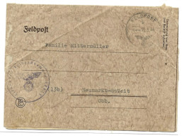 Feldpost Turkestanische Nachschub Kompanie Tiefbau 1944 - Feldpost 2e Guerre Mondiale