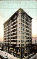 Iowa Des Moines Trolley At The Fleming Building 1909 - Des Moines