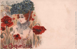 Illustrateur Jack Abeillé - Le Bluet Le Coquelicot - Femme Avec Fleurs - Edit J W H 1900 - Carte Postale Ancienne - Sonstige & Ohne Zuordnung