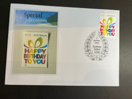 (2 Q 33) FDI Cover With Special Occasions (issued 3 January 2023 By Australia Post) Happy Birthday - Storia Postale