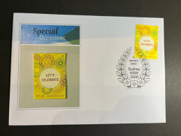 (2 Q 33) FDI Cover With Special Occasions (issued 3 January 2023 By Australia Post) Let's Celebrate - Storia Postale