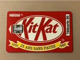 France Telecom Chip Telecarte Phonecard - Kit Kat - Set Of 1 Used Card - Other & Unclassified