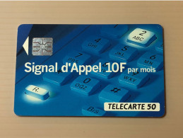 France Telecom Chip Telecarte Phonecard - Signal D’Appel 10F Par Mois - Set Of 1 Used Card - Andere & Zonder Classificatie