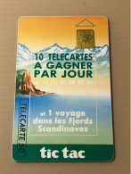 France Telecom Chip Telecarte Phonecard - Tic Tac - Set Of 1 Used Card - Other & Unclassified