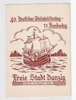Danzig "40.Deutscher Philatelisten Tag" - Cartas & Documentos