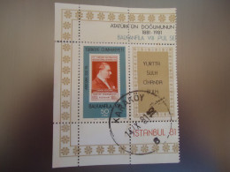 TURKEY   USED SHEET   1981    WITH POSTMARK KARAKOY - Sonstige & Ohne Zuordnung