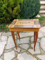 Splendide Table à/de Couture Ancienne Marqueterie Incrustation Art Nouveau? Vintage, Art Populaire - Popular Art