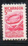 NICARAGUA 1952 POSTAL TAX STAMPS STADIUM MANAGUA AMATEUR BASEBALL 5c USED USATO OBLITERE' - Nicaragua