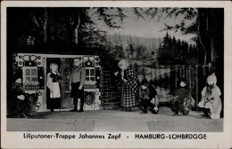 Zirkus Hamburg Lohbrügge Liliputaner-Truppe Johannes Zapf I-II - Circus