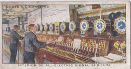 Modern Railways 1936 - 44 Electric Signal Box, Brighton Station - Ogdens Cigarette Card - - Ogden's