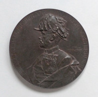 Medaille Erzherzog Albrecht Von Österreich 1817-1895 Bronze 70mm 118g. - History