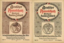 Buch WK I 2 X Zeitschrift Deutscher Hausschatz Heft 19/1918 Und Heft 22/1919 In Guter Erhaltung - Oorlog 1914-18