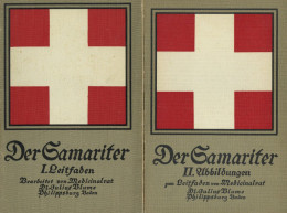 Buch WK I Der Samariter Leitfaden Für Die Erste Hilfe Bei Unglücksfällen Heft 1 Und 2 I. Leitfaden II. Abbildungen Hrsg. - Oorlog 1914-18