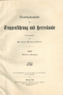 Buch WK I Vierteljahrshefte Truppenführung Und Heereskunde Herausgegeben Vom Großen Gerneral Stabe 1907 Verlag Mittler U - Oorlog 1914-18