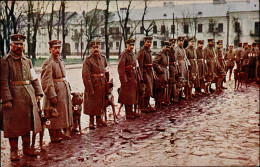 SANITÄTSHUND - Sanitätsmannschaften Mit Ihren Hunden Vor Dem Abmarsch Zum Schlachtfeld SCHÄFERHUND I - Oorlog 1914-18
