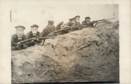 WK I Gasmaske Deutsche Soldaten Fotokarte  I - Oorlog 1914-18