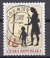 CZECH REPUBLIC 412,used,falc Hinged - Gebruikt