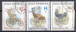 CZECH REPUBLIC 413-415,used,falc Hinged - Gebruikt