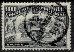 Portugal 1894  1000r Symbolic Of Prince Henry's Studies Used - Usado