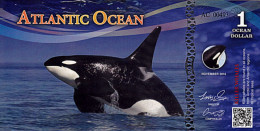 Atlantic Océan 1 Dollar Océan  Novembre 2016 UNC ORQUES - Fiktive & Specimen