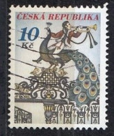 CZECH REPUBLIC 423,used,falc Hinged - Gebruikt