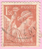 France, N° 652 Obl. - Type Iris - 1939-44 Iris