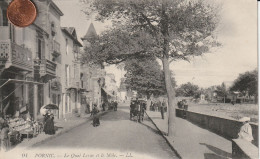 44 - Très Belle Carte Postale Ancienne De PORNIC   Le Quai Levay  Et Le Mole - Pornic