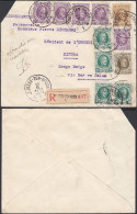 Belgique 1928  - Lettre Recommandée De St-Josse-ten-Noode à Destination Kitega-Congo Belge.... (DD) DC-11581 - 1922-1927 Houyoux