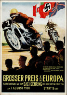 HOHENSTEIN-ERNSTTHAL WK II - MOTORRAD GROSSER PREIS Von EUROPA Auf Dem SACHSENRING 1938 S-o I-II - War 1939-45