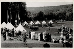 WK II HJ Niedersachsenlager 1938 Fotokarte I-II (Stauchung Re. Unten) - War 1939-45